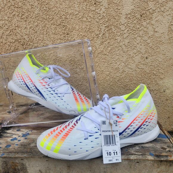 Size 10 Adidas Predator Edge 3 In Soccer Cleats unisex - Picture 7 of 9